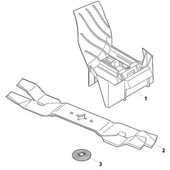 Viking Kit 448 - Mulching Kit - Parts Diagram