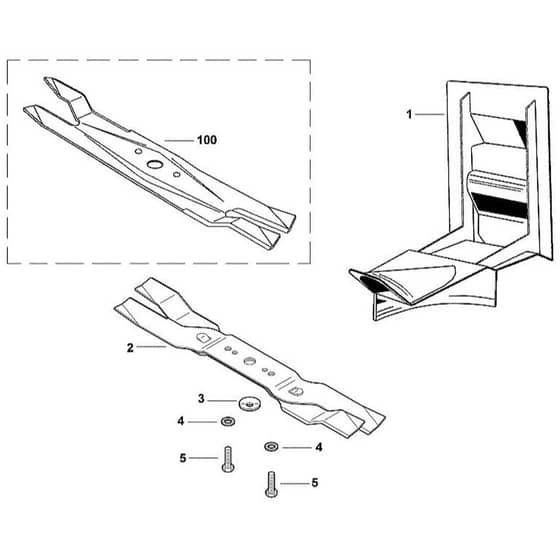 Viking Kit 55 MS - Mulching Kit - Parts Diagram