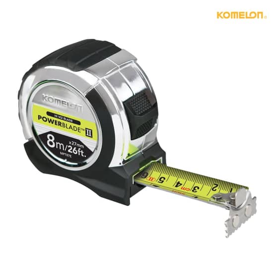 Komelon PowerBlade Tape 8m/26ft (Width 27mm) - MPT87E