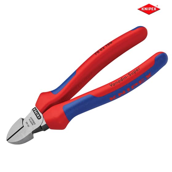 Knipex Diagonal Cutters Comfort Multi Component Grip 160mm - 70 02 160 SB