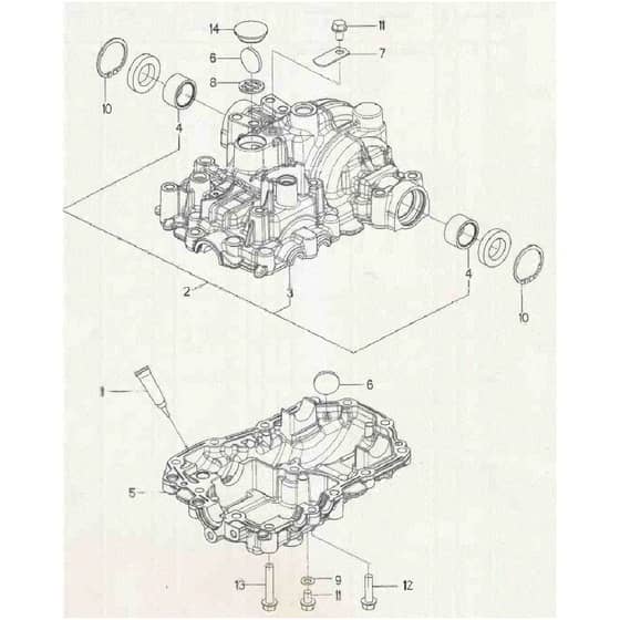 Countax Ktm10N - From 01-01-2005 - 02 Case Assy