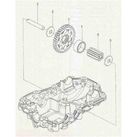 Countax Ktm10N - From 01-01-2005 - 08 Final Pinion Assy