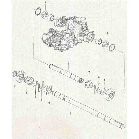 Countax Ktm10N - From 01-01-2005 - 09 Axle Shaft Assy