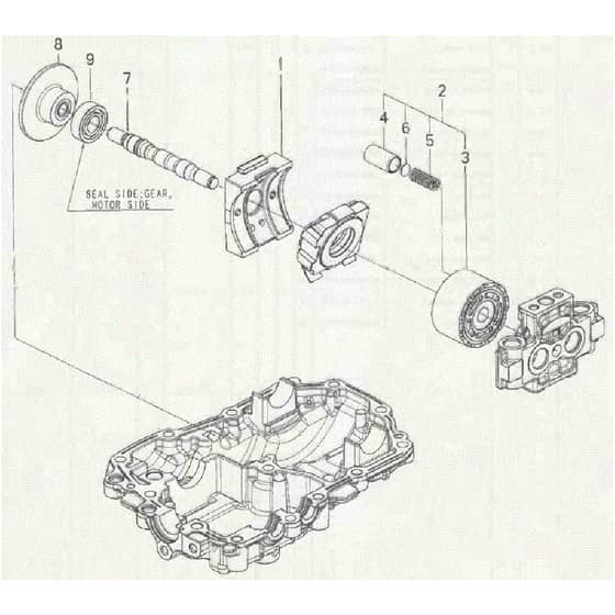 Countax Ktm10N - From 01-01-2005 - 12 Motor Shaft Assy2