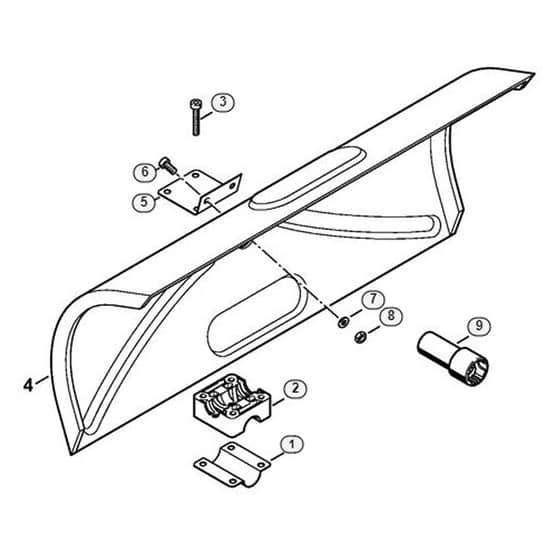 Genuine Stihl KW-KM / H - KW-KM Deflector (03.2005)