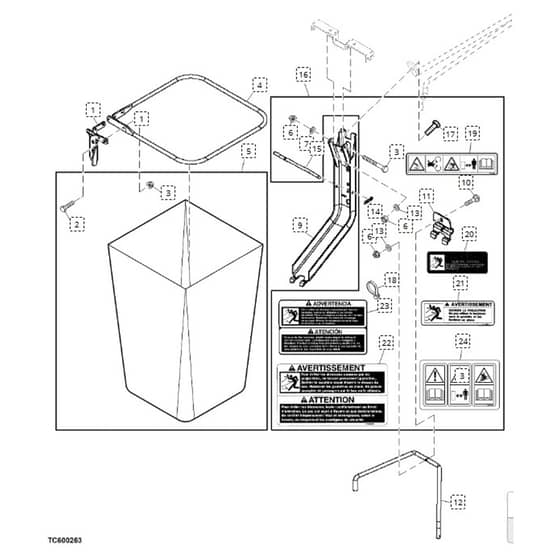 John Deere L100 - PC9288 - Bags - ST876781