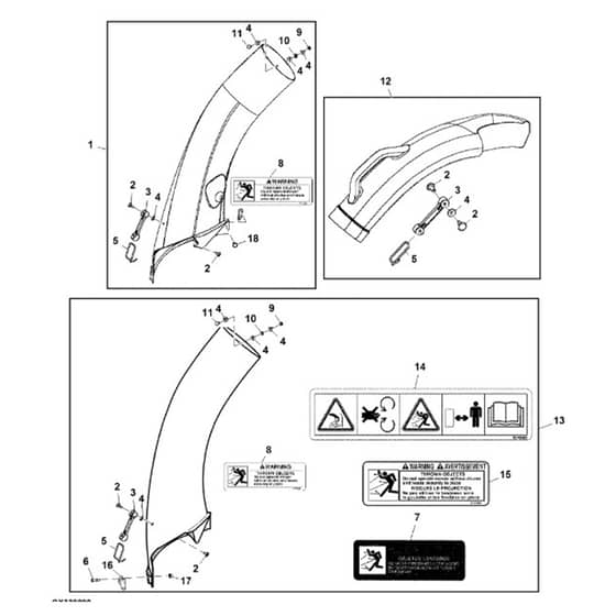 John Deere L105 - PC9305 - Chute - ST245039