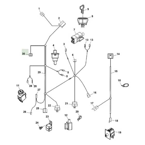 John Deere L105 - PC9305 - Wiring Harness - ST645963