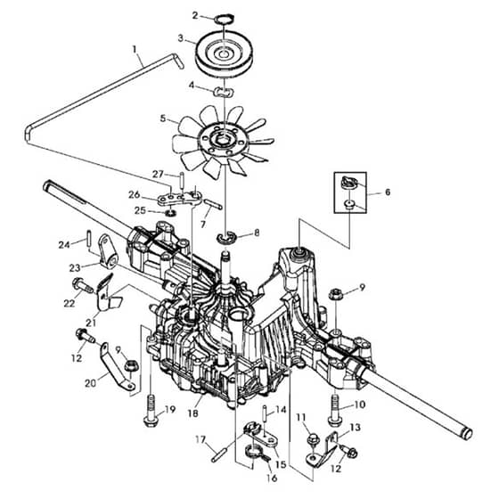 John Deere L105 - PC9305 - Transmission - ST645967