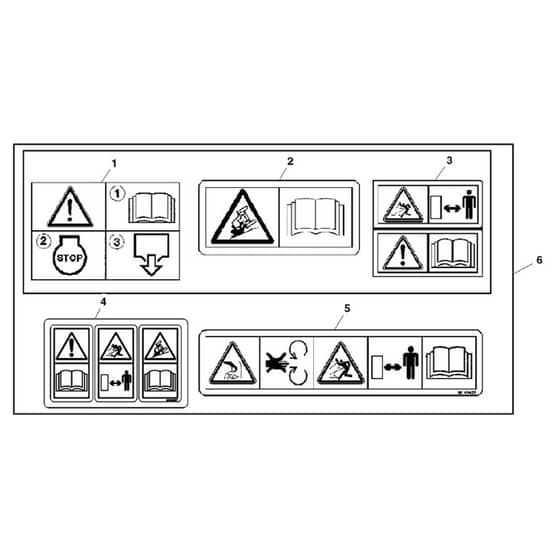 John Deere L107 - PC9306 - Labels - ST645999