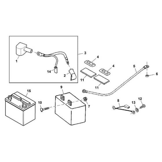 John Deere L107 - PC9306 - Battery - ST646062