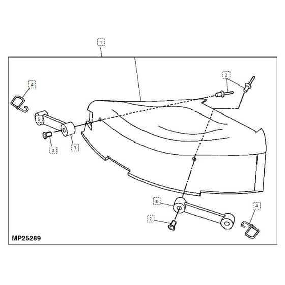 John Deere L108 - PC9488 - Mulch Cover - ST603531
