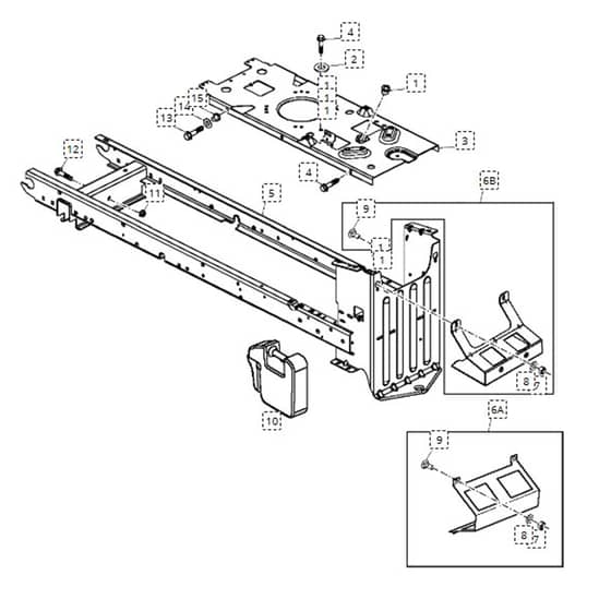 John Deere L108 - PC9488 - Frame - ST648398
