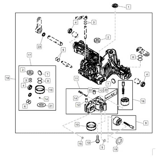 John Deere L110 - PC9289 - Repair Kit - ST603516
