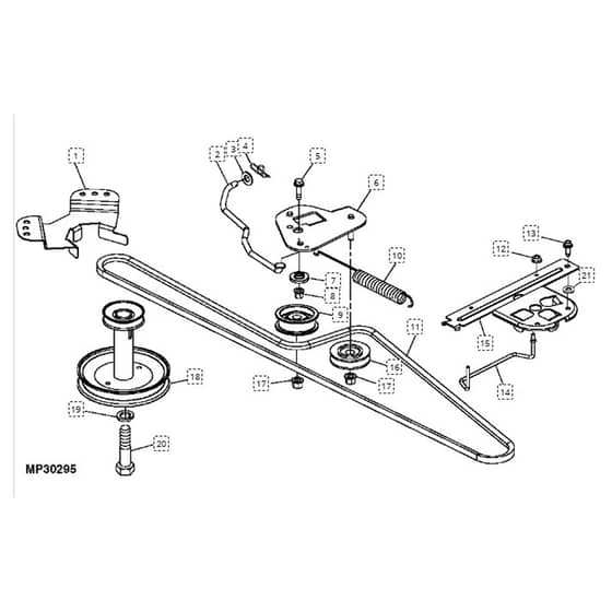John Deere L111 - PC9458 - Belt Drive - ST648279