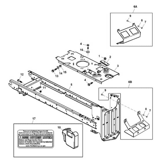 John Deere L120 - PC9290 - Frame - ST650232