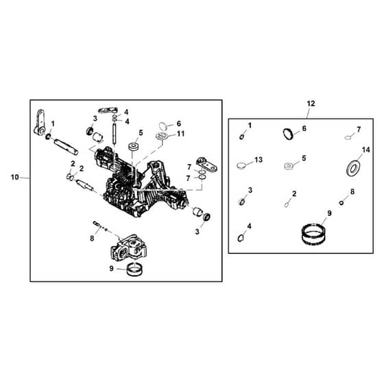 John Deere L130 - PC9291 - Seal Kit - ST645164