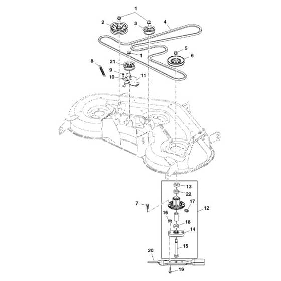 John Deere L130 - PC9291 - Mower Drive - ST646170