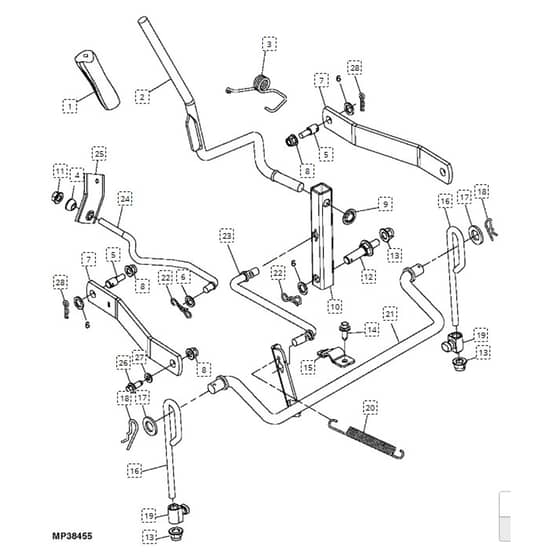 John Deere LA105 - PC9740 - Mower Deck - ST163912