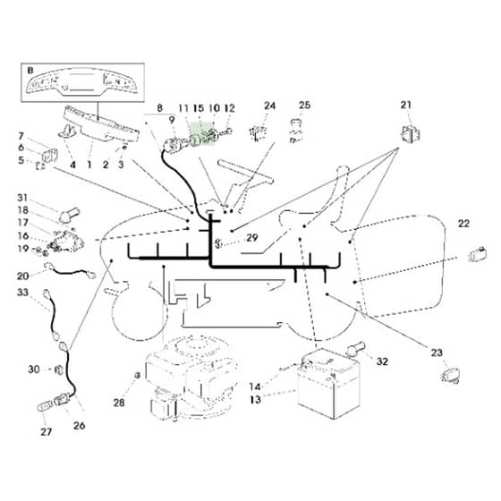 John Deere Lawn - PC4520 - Electrical System - ST132886