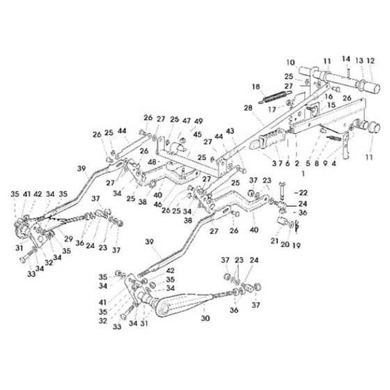 John Deere Lawn - PC4520 - Cutting Height - ST132906