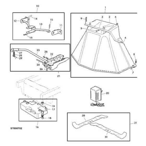 John Deere Lawn - PC4520 - Accessories - ST132907