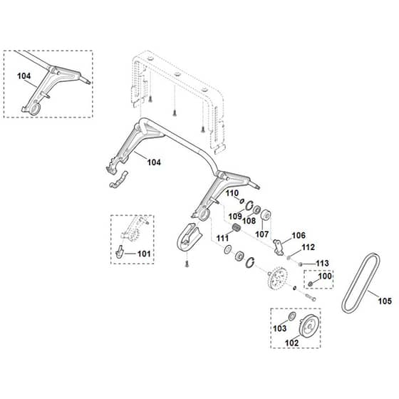 Viking LB540 - Shaft, Drive 2 - Parts Diagram