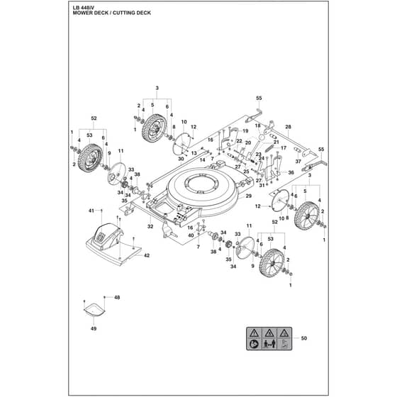 Husqvarna LB 448iV - 970712501 - Mower Deck / Cutting Deck