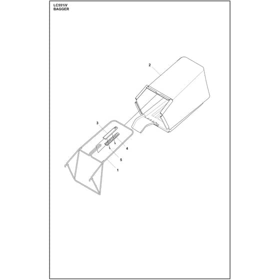 Husqvarna LC 551iV - 970626001 - Bagger