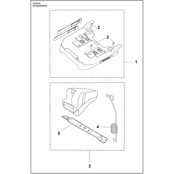 Husqvarna LC 551iV - 970626001 - Accessories