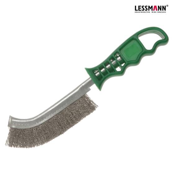 Lessmann Universal Hand Brush 260mm x 28mm 0.3 Stainless Steel Wire - 56.501