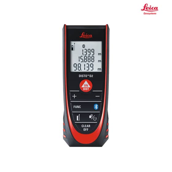 Leica Geosystems Disto D2 Laser Distance Meter 100m - 837031