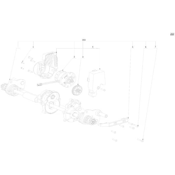 EGO LM2130E-SP - Lawnmower (Feb 2023) Drive Unit Assy Diagram