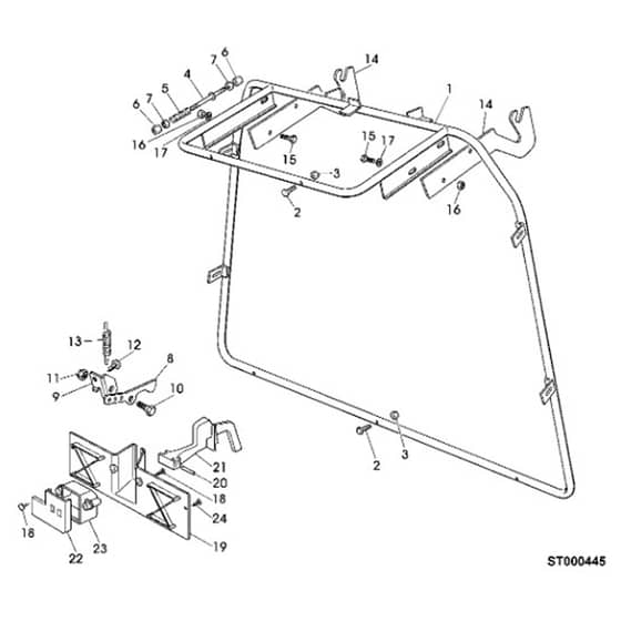 John Deere LR135 - PC4438 - Frame For - ST247896