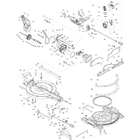 Makita LS003G - 305mm Dc Slide Cpd. Miter Saw - Power Tool 02 Diagram