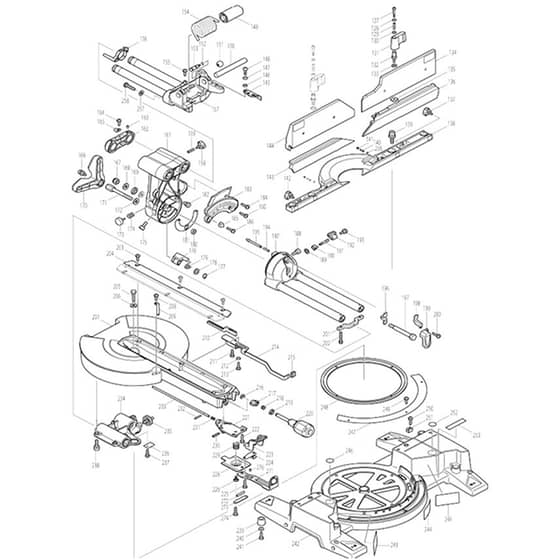 Makita LS1216 - Slide Compound Saw 305mm - Power Tool 02 Diagram
