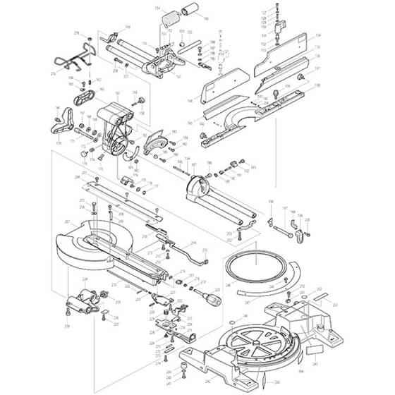 Makita LS1216L - Slide Compound Saw 305mm - Power Tool 02 Diagram