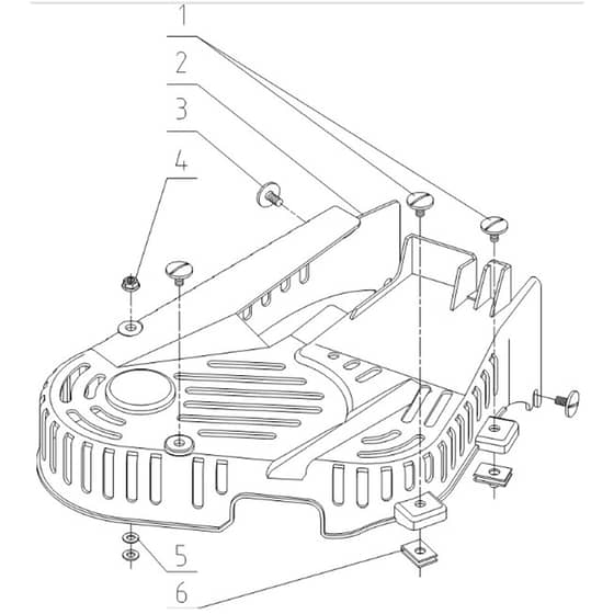 Cobra LT62MRL 2024 - Tractor Jan 2024 from build 2312- only Belt Cover Diagram