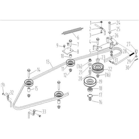 Cobra LT86MRL 2023 - Tractor Apr 2023 Drive Assy Diagram