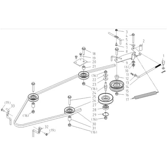 Cobra LT86MRL 2024 - Tractor Jan 2024 from build 2312- only Drive Assy Diagram