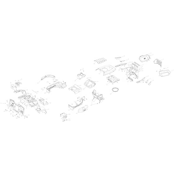 Cobra LTX102HR2L - Tractor Jan 2025 Body Diagram