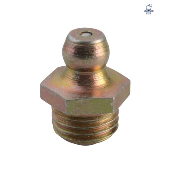 Lumatic HUF6 Hydraulic Nipple Straight 3/8 UNF - HUF6