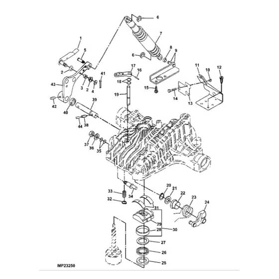 John Deere LX277 - PC2718 - Transaxle Control - ST580322