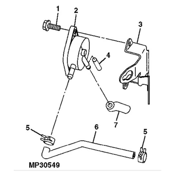 John Deere LX280 - PC9329 - Fuel Pump - ST594218