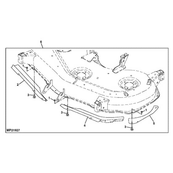John Deere LX280 - PC9329 - Leaf Kit - ST594269