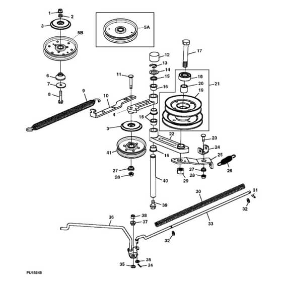 John Deere LX280 - PC9329 - Idlers - ST594276