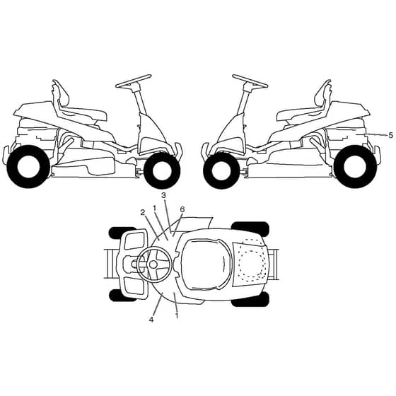 McCulloch M105-77X - 96021002601 - 2014-06 - Decals Parts Diagram