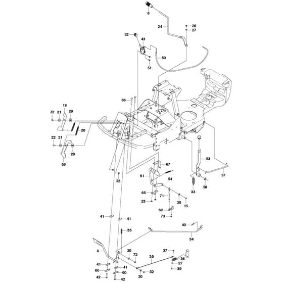 McCulloch M105-97F - 966725501 - 2012 - Controls Parts Diagram