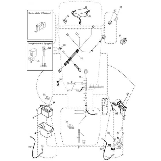 McCulloch M110-77T - 96041040500 - 2017-07 - Electrical Parts Diagram