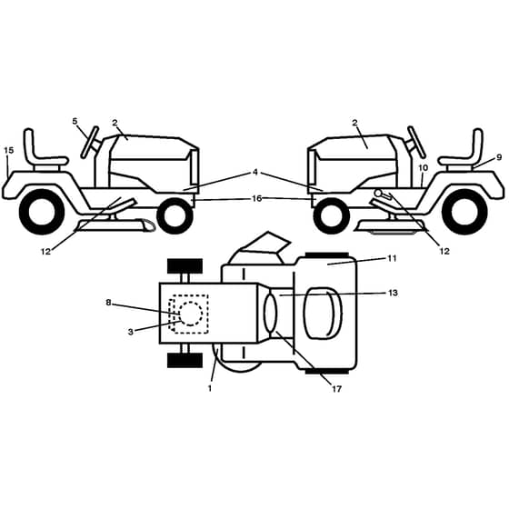 McCulloch M11577 - 96041009701 - 2010-04 - Decals Parts Diagram